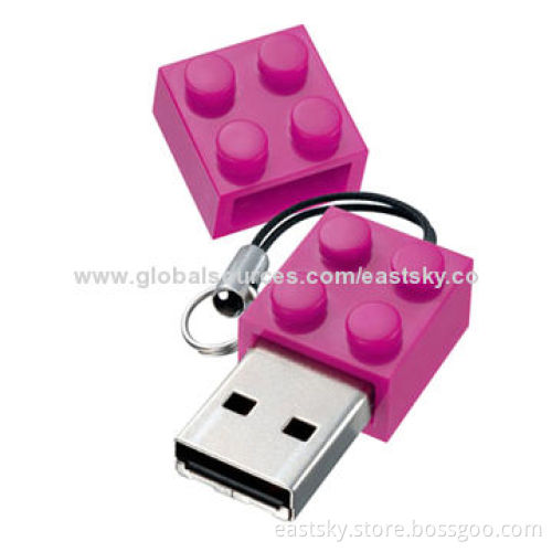 Customized thumb drive, made of soft PVC material, OEM orders welcome